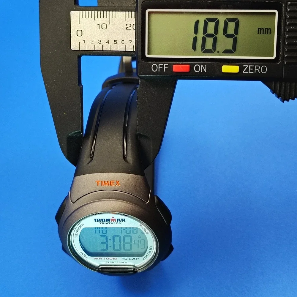 Vintage 2012 Timex Ironman Triathlon 100M 49mm Mens Quartz Digital Sports Watch